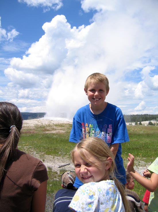 2006 family reunion in Yellowstone National Park